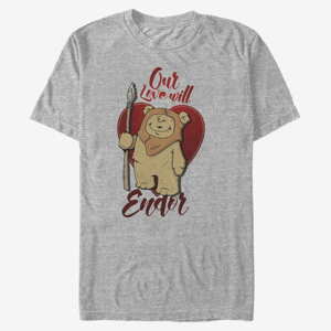 Queens Star Wars - Love WIll Endor Unisex T-Shirt Heather Grey