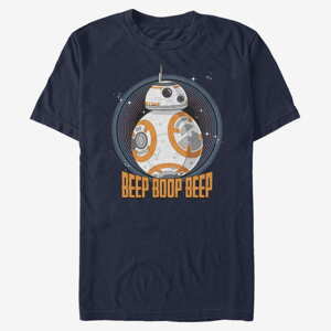 Queens Star Wars: Classic - BB8 Beep Unisex T-Shirt Navy Blue