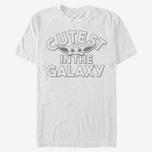 Queens Star Wars: The Mandalorian - Cutest Child Unisex T-Shirt White