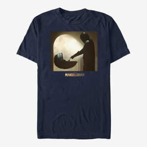 Queens Star Wars: The Mandalorian - Boxed Scene Unisex T-Shirt Navy Blue