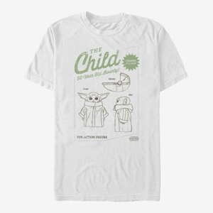 Queens Star Wars: The Mandalorian - Toy Action Figure Unisex T-Shirt White