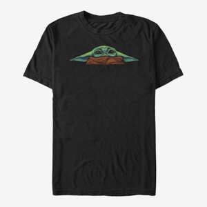 Queens Star Wars: The Mandalorian - The Child Kanga Unisex T-Shirt Black