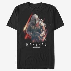 Queens Star Wars: The Mandalorian - Marshal Action Unisex T-Shirt Black