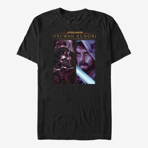 Queens Star Wars Obi-Wan - Kenobi Panels Unisex T-Shirt Black