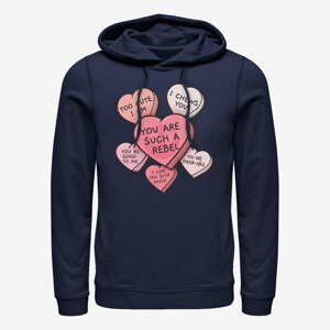 Queens Star Wars: Classic - Candy Hearts Unisex Hoodie Navy Blue