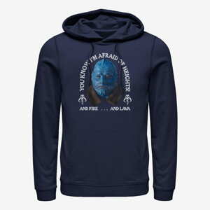 Queens Star Wars: The Mandalorian - Fire Lava Heights Unisex Hoodie Navy Blue