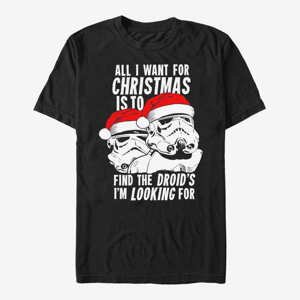 Queens Star Wars: Classic - Droids I'm Looking For Unisex T-Shirt Black