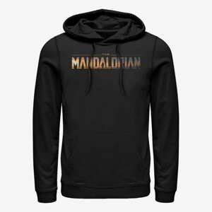 Queens Star Wars: The Mandalorian - Mandalorian Logo Unisex Hoodie Black