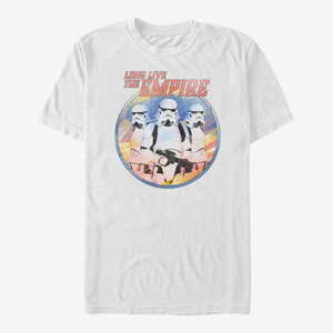 Queens Star Wars: The Mandalorian - Long Live the Empire Unisex T-Shirt White