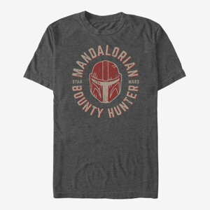 Queens Star Wars: The Mandalorian - Lone Wolf Unisex T-Shirt Dark Heather Grey