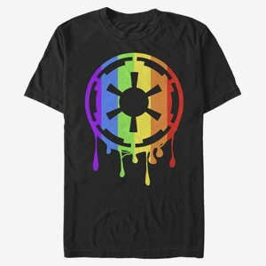 Queens Star Wars: Classic - Empire Rainbow Unisex T-Shirt Black