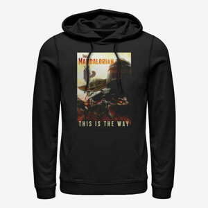 Queens Star Wars: Clone Wars - The Way Poster Unisex Hoodie Black