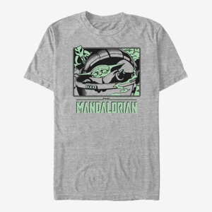 Queens Star Wars: The Mandalorian - Force Hand Unisex T-Shirt Heather Grey