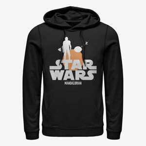 Queens Star Wars: The Mandalorian - Sunset Duo Unisex Hoodie Black