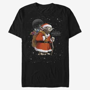 Queens Star Wars: Classic - Yoda Stars Night Unisex T-Shirt Black