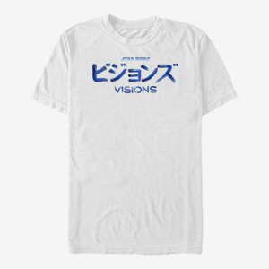 Queens Star Wars: Visions - STV Logo Combined Unisex T-Shirt White