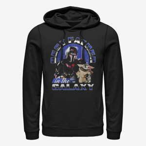 Queens Star Wars: The Mandalorian - Best Father to Child Unisex Hoodie Black