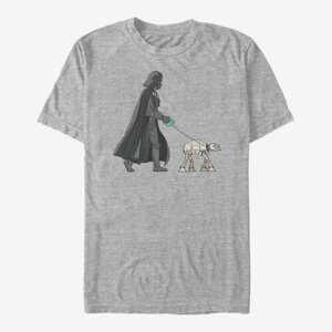 Queens Star Wars: Classic - Vader Walker Unisex T-Shirt Heather Grey