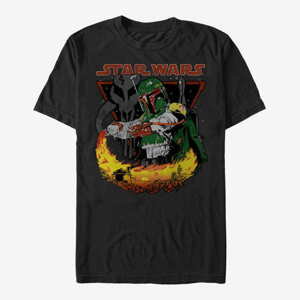 Queens Star Wars: Classic - Boba Burns Unisex T-Shirt Black