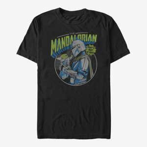 Queens Star Wars: The Mandalorian - Child Hold Unisex T-Shirt Black