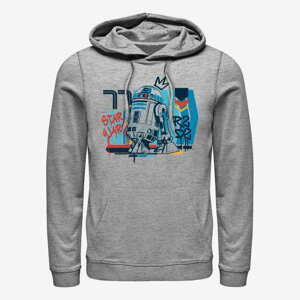 Queens Star Wars: Classic - R2D2 Unisex Hoodie Heather Grey