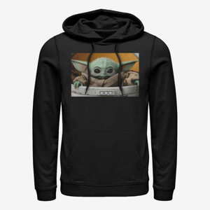 Queens Star Wars: The Mandalorian - Child In Box Unisex Hoodie Black