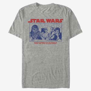 Queens Star Wars - Light Speed Unisex T-Shirt Heather Grey