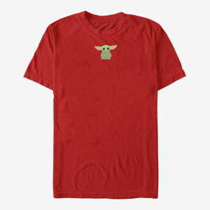 Queens Star Wars: The Mandalorian - Little Child Unisex T-Shirt Red