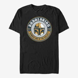 Queens Star Wars: The Mandalorian - Mando Cup Sticker Unisex T-Shirt Black