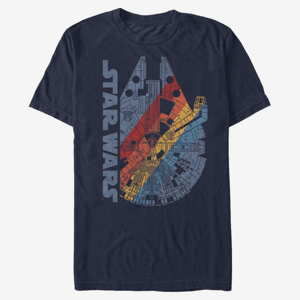 Queens Star Wars: Classic - Star Wars Run Unisex T-Shirt Navy Blue