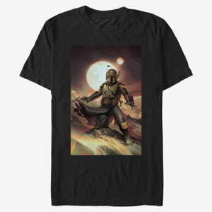 Queens Star Wars Book of Boba Fett - Boba Painting Unisex T-Shirt Black