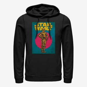 Queens Star Wars: Classic - C3PO Card Unisex Hoodie Black