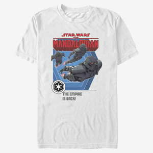 Queens Star Wars: The Mandalorian - Empire Returns Unisex T-Shirt White