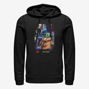 Queens Star Wars: The Mandalorian - Little Trading Card Unisex Hoodie Black