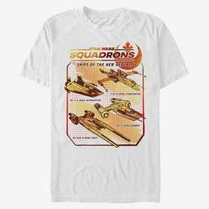 Queens Star Wars: Squadrons - Rebel Ships Unisex T-Shirt White