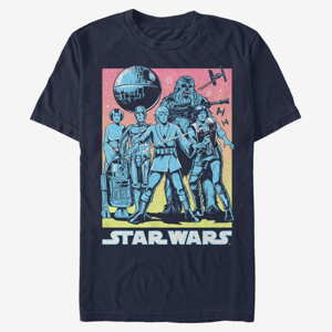 Queens Star Wars: Classic - Rebels Are Go Unisex T-Shirt Navy Blue