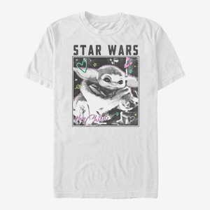 Queens Star Wars: The Mandalorian - Doodle Photo Unisex T-Shirt White