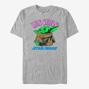 Queens Star Wars: The Mandalorian - CHILD Unisex T-Shirt Heather Grey