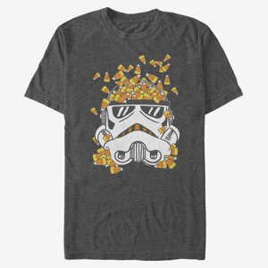 Queens Star Wars - Candy Corn Trooper Unisex T-Shirt Dark Heather Grey