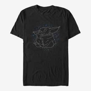 Queens Star Wars: The Mandalorian - Constellation Child Unisex T-Shirt Black