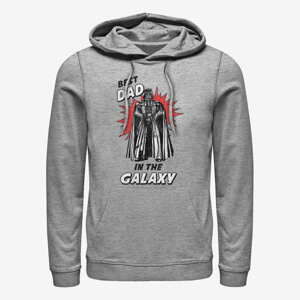 Queens Star Wars: Classic - Best Dad Unisex Hoodie Heather Grey