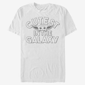 Queens Star Wars: The Mandalorian - Cutest Child Unisex T-Shirt White