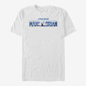 Queens Star Wars: The Mandalorian - New Mando Logo Unisex T-Shirt White