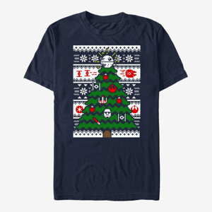 Queens Star Wars: Classic - Galactic Tree Unisex T-Shirt Navy Blue