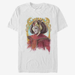 Queens Star Wars: Classic - Amidala Monarch Unisex T-Shirt White