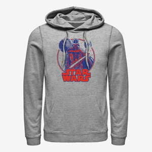 Queens Star Wars - Vader Approach Unisex Hoodie Heather Grey