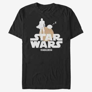 Queens Star Wars: The Mandalorian - Sunset Duo Unisex T-Shirt Black