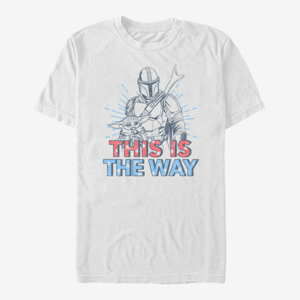 Queens Star Wars: Classic - Americana Buddies Unisex T-Shirt White