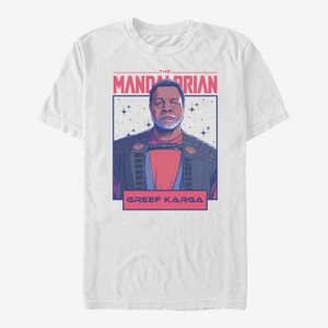 Queens Star Wars: The Mandalorian - Greef Unisex T-Shirt White