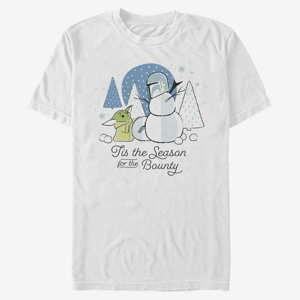 Queens Star Wars: The Mandalorian - Tis the Season Unisex T-Shirt White